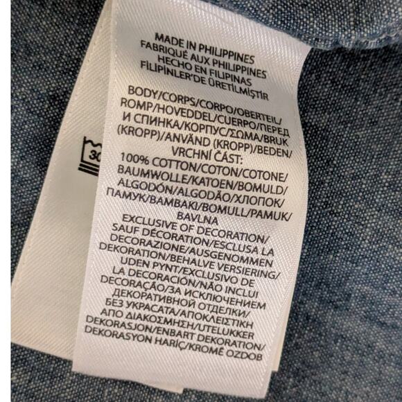 Polo Ralph Lauren Mens L Embroidered American Flag Top Rugged Distressed Grunge - Picture 8 of 9